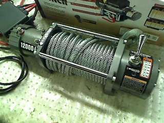 12,000 lb. Off Road Vehicle Winch with Automatic Load Holding Brake AS 