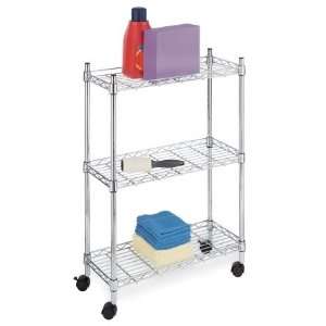  Whitmor 6056 53 3 Tier Supreme Laundry Cart, Chrome: Home 
