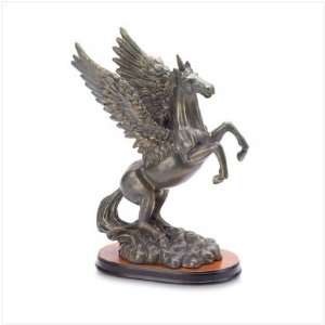  Antique Bronze Finish Flying Horse   Style 37573: Home 