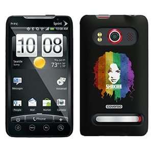  Shakira Rainbow on HTC Evo 4G Case: MP3 Players 