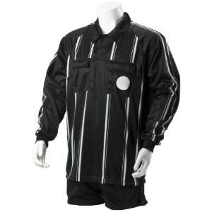  Kwik Goal Premier Referee Long Sleeve Jersey, Black, XX 