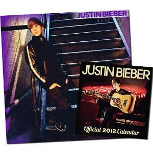  Justin Bieber 2012 Wall & Mini Calendar Gift Set Office 