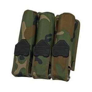  V TAC Vest Pouch 3 Pod WOODLAND