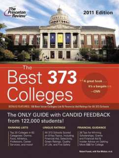  The Best 373 Colleges, 2011 Edition by Princeton 