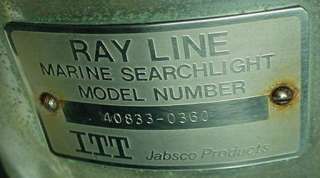 Ray Line Marine Searchlight Spotlight Nautical Ships Light 8 Maritime 