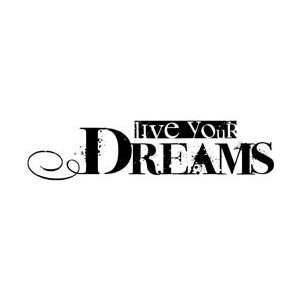   Cling Stamps   Live Your Dreams Live Your Dreams: Home & Kitchen