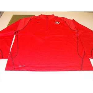 Team Hockey Canada LS 1/4 Zip Training Top IIHF Red L   Mens MLB 