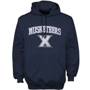  Xavier Musketeers Navy Blue Universal Logo Hoody 