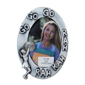  Pewter Frame   Oval Cheerleader