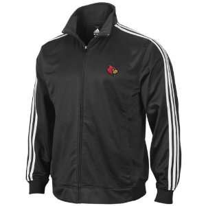   Cardinals adidas Black 3 Stripe Track Jacket