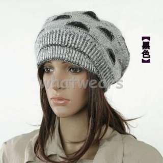 Femme Bonnet Casquette Chaud Hiver Casual Fashion double en polaire 