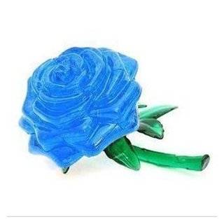 Blue Rose 3d Crystal Puzzle Brain Teaser