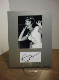 Connie Stevens Autograph Display YOUNG BEAUTIFUL Signed Signature COA 