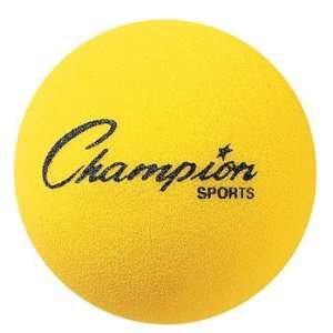  Champion Sports Uncoated Regular Density Foam Ball   6 