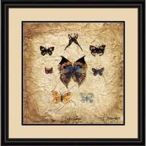   Papillons I by Claudette Beauvais   Framed Artwork: Home & Kitchen