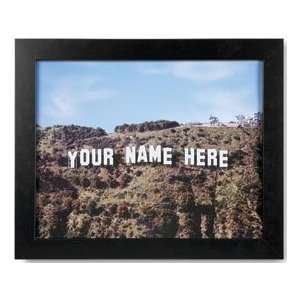  Personalized Hollywood Sign Framed Print