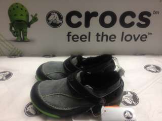 Crocs Dawson Kids (Black/Charcoal) Retail 44.99 Sizes 9 10 11 12 13 1 