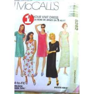  McCalls Sewing Pattern 8282 Misses 1 Hour Knit Dress   5 