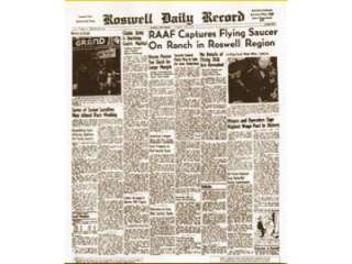 Roswell Newspaper July 9 1947, Aliens, UFOs  