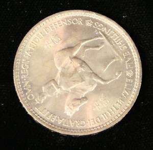 1953 Crown/5 Shillings Great Britain Coin  