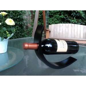  Curved Black Wine Bottle Holder: Kitchen & Dining