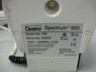Dentsply Spectrum 800 Dental Curing Visible Light Lamp 120V  