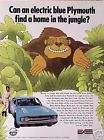 1971 Borg Richard Petty Plymouth ORIGINAL Vintage Ad