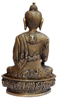 Handmade Buddha Statue India Metal Sculpture Gift Ideas  
