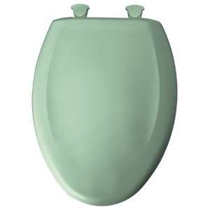Bemis 1200SLOWT 035 Sea Green Elongated Closed Front Toilet Seat With 
