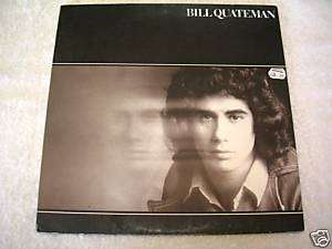Bill Quateman   Self Titled LP Record 1973  