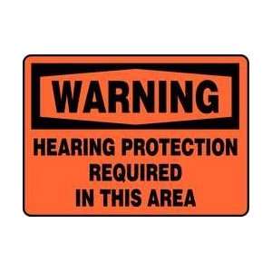   Sign,7x10 In,hearing Protection Required   ACCUFORM: Home Improvement