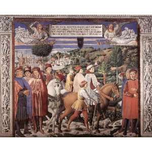    St Augustine Cycle   Funeral, By Gozzoli Benozzo