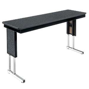   Adjustable Height Folding Leg Seminar Table 60 x 20 Office Products