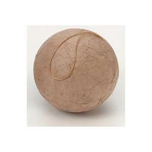    100mm Paper Mache Ornament   Wrinkled Ball 1pc