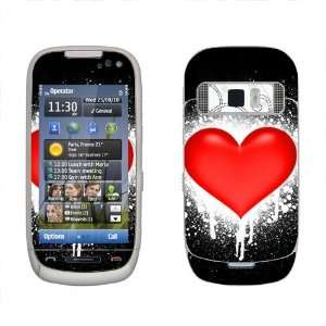  SkinMage (TM) Grunge Heart Accessory Protector Cover Skin 
