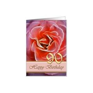  90th Birthday Card    Rose Card Toys & Games