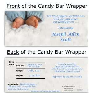  Blue Toes Candy Wrapper: Baby