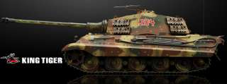 VsTank Pro German King Tiger Radio RC Battle Tank 1/24   MINT 