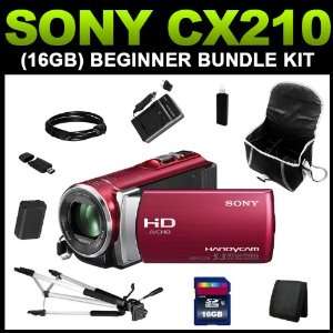  Sony HDR CX210 High Definition Handycam 5.3 MP Camcorder 