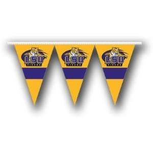  94015   Louisiana State Tigers 25 Ft. Party Pennant Flags 