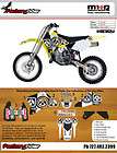Suzuki Motocross Graphics RM 85 2002 2012 Dirt Bike Graphics Kit 