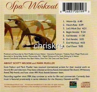 Spa Workout Aerobic exercise fun jazz ethereal music CD  