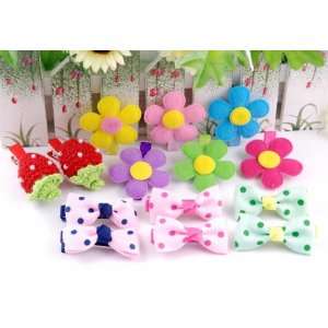   Grosgrain Crochet Hair Clips Accessories for Baby Girls Toddle: Baby