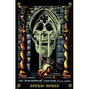  GOTHIC WORLD SKULL DARK EVIL POSTER 24X 36 #1232