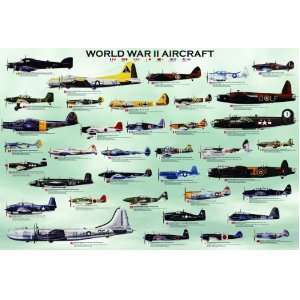    Safari LTD World War II Aircraft Laminated Poster: Toys & Games