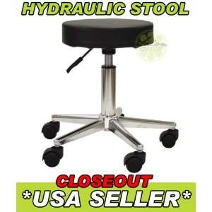  BLACK Hydraulic Stool Chair Facial Salon TATTOO Beauty PRO 