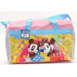 Christmas Gift   Walt Disney Mickey and Minnie Travel Duffle Bag and 