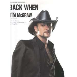  Sheet Music Back Whe Tim McGraw 162 