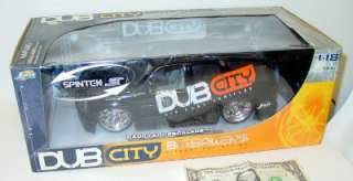 New Cadillac Escalade Dub City Big Ballers 1:18 Diecast Model Car 