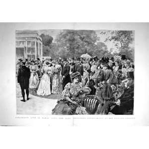    1893 PARIS LORD LADY DUFFERIN GARDEN PARTY EMBASSY
